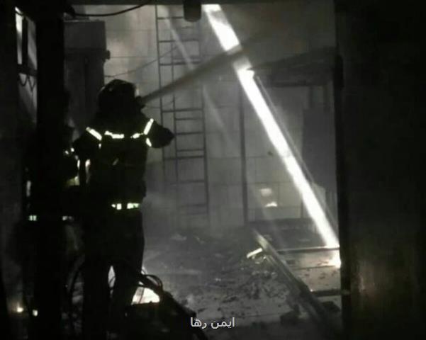 آتشسوزی در پامنار، یک آتش نشان مصدوم گردید