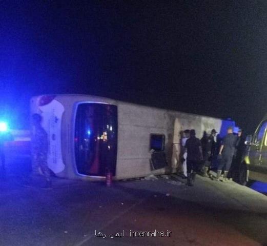 تصادف اتوبوس در مصر ده ها زخمی برجای گذاشت